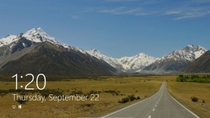 Windows 8 Welcome Screen