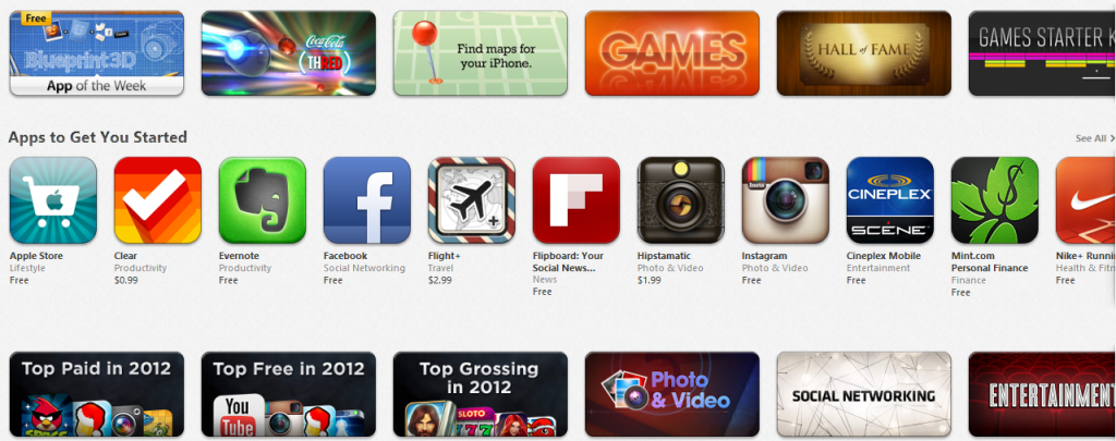 Apple Featured Apps App Store